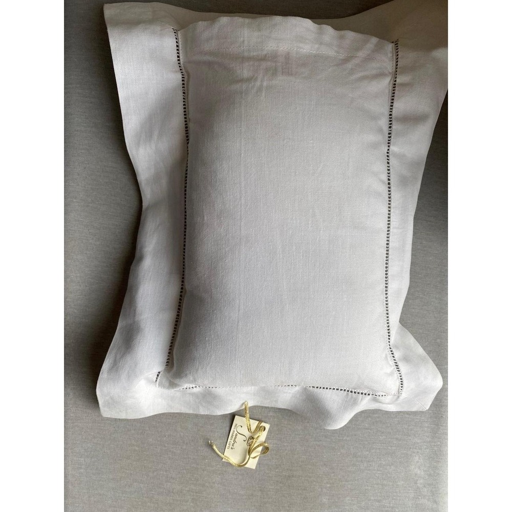 Monkey Tooth Fair Embroidered Pillow Linen Vintage With Pocket 524P - Picture 6 of 6
